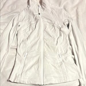 white lululemon define jacket